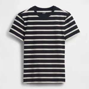 Classic Black and White Striped Men's Shirt
